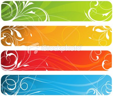 stock-illustration-7614630-floral-banner-collection